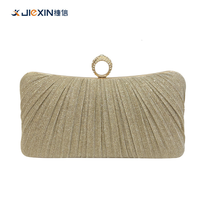 Folded Handheld Evening New Chinese Style Banquet Women's Oblique Cross Hundred Pleated Dress Qipao Bag