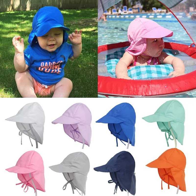Kid Baby Summer Beach Fisherman Hats Boys Girls UV Protection Sun Hat Unisex Newborn Infant Toddler Outdoor Polyester Bucket Hat M250121