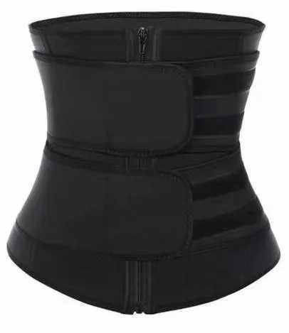Womens Sports Girdle Plastic Bodysuit Amino Rubber Corset Sweating Abdominal Belt W250120