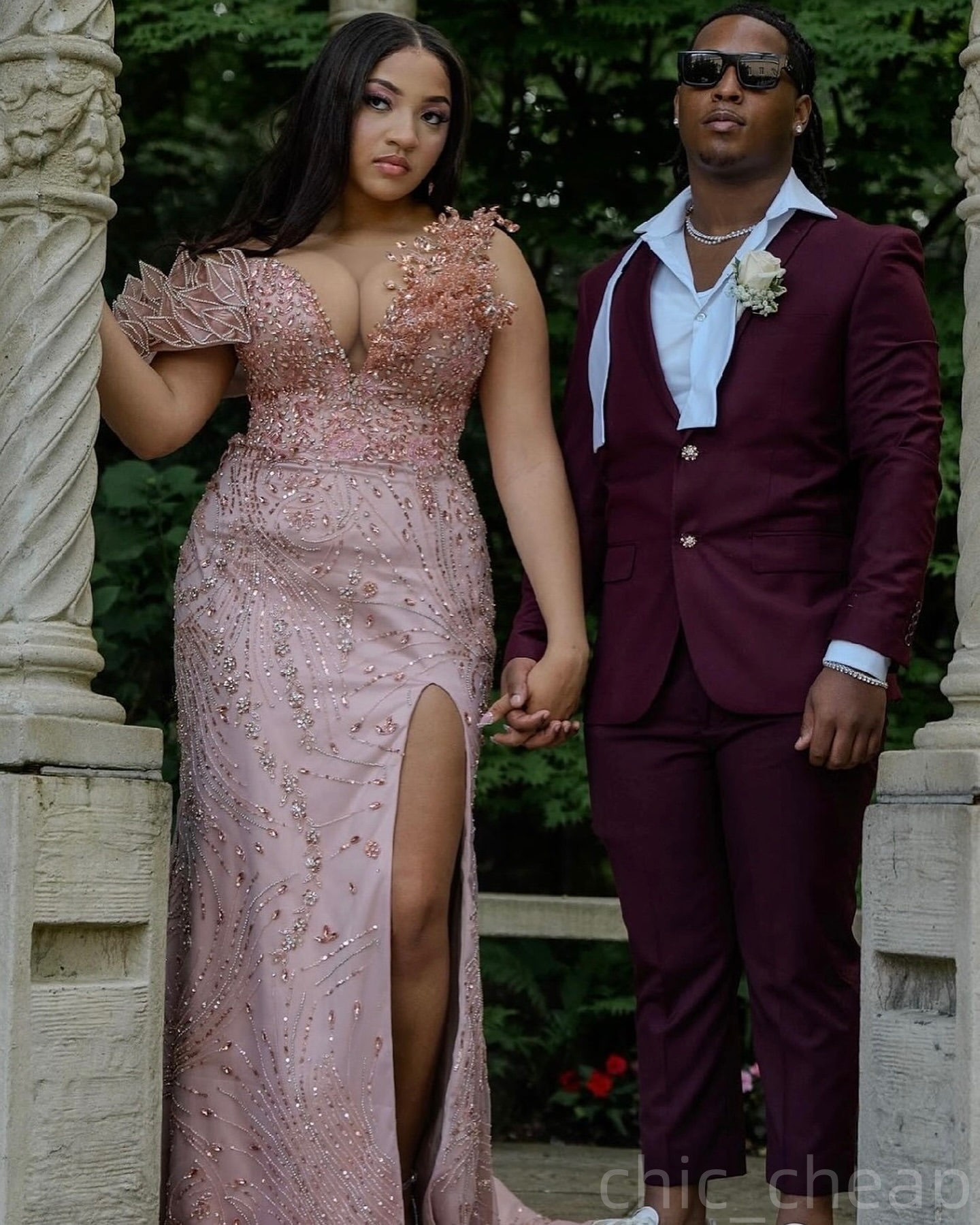 Aso Ebi Champagne Sheath Prom Dresses 2025 Illusion Crystals rals Evening Formal Party Second Birthday Engagement Gowns Plus Size Dress For Special Oc