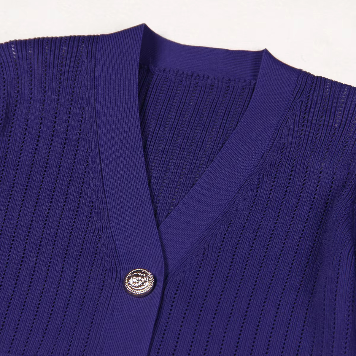 Spot Spring Autumn 2025 New Women's Wool Cardigan Fashion Classic High Quality Top Jacket Knitwear