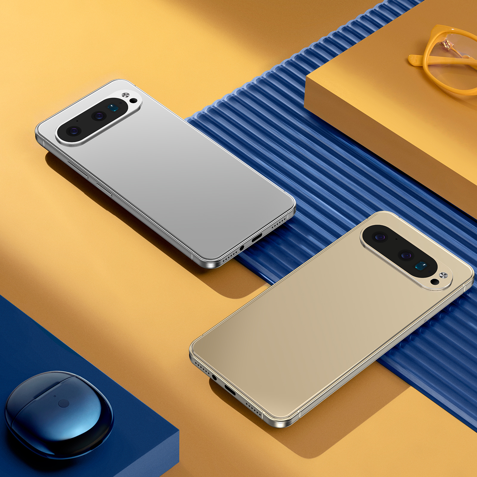 Unlocked Pixel 9 Pro XL - 7.3'' Full HD Touchscreen, Face Recognition Security, 5G Network Support, 1TB Capacity