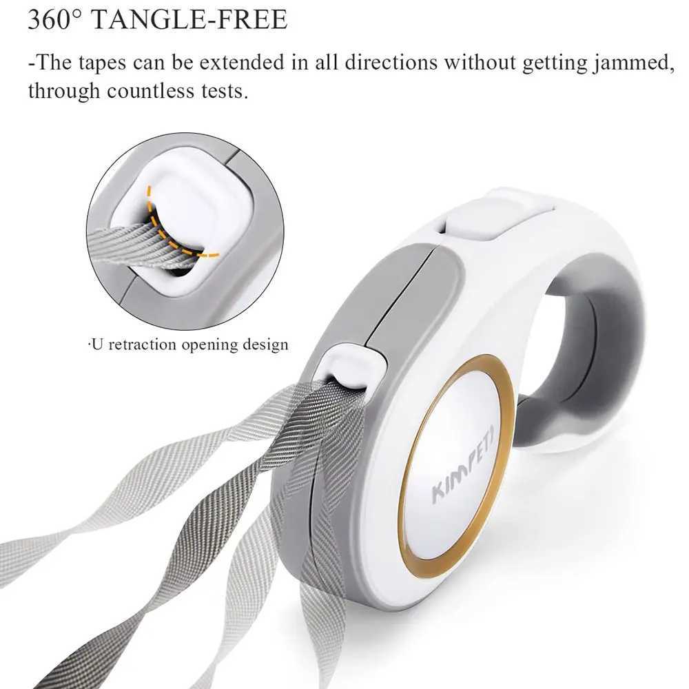 3M 5M Retractable Dog Leash Durable Nylon Pet Walking Leash Automatic Extending Dog Lead Rope for Medium Pet 250116 Stylish