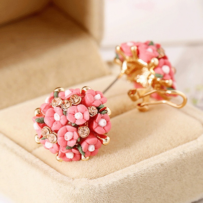 Charming Miniature Blossom Pendant with Secure Clip-On Fastening