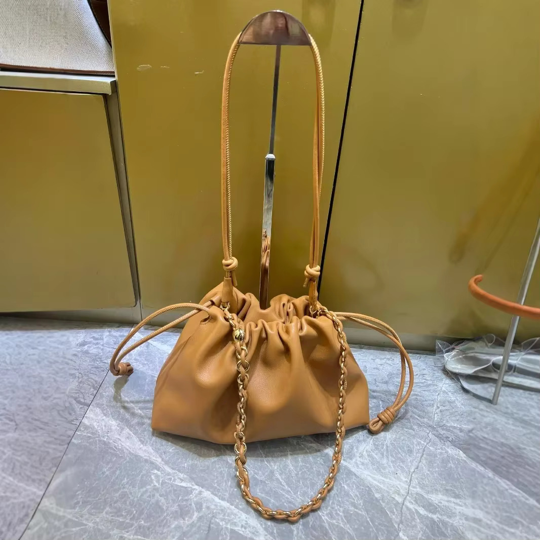 Fashionable Colorful Genuine Soft Cowhide Bag Single Shoulder Slant Cross Yangge Same Chinese Style Leather Wear C
