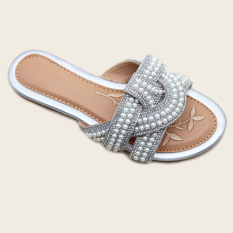 Wholesale Women's Shoes Flat Fashion Slipper comfortable fashion slipper 2025