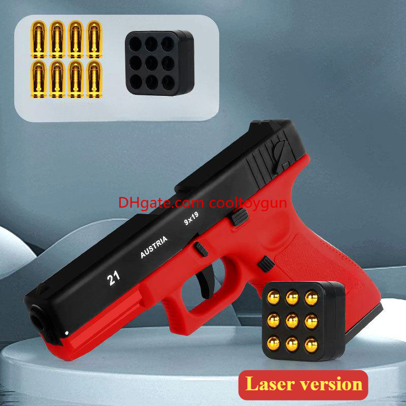 Colt Automatic Shell Ejection Pistol Laser Version Toy Gun For Adults Kids Outdoor Games