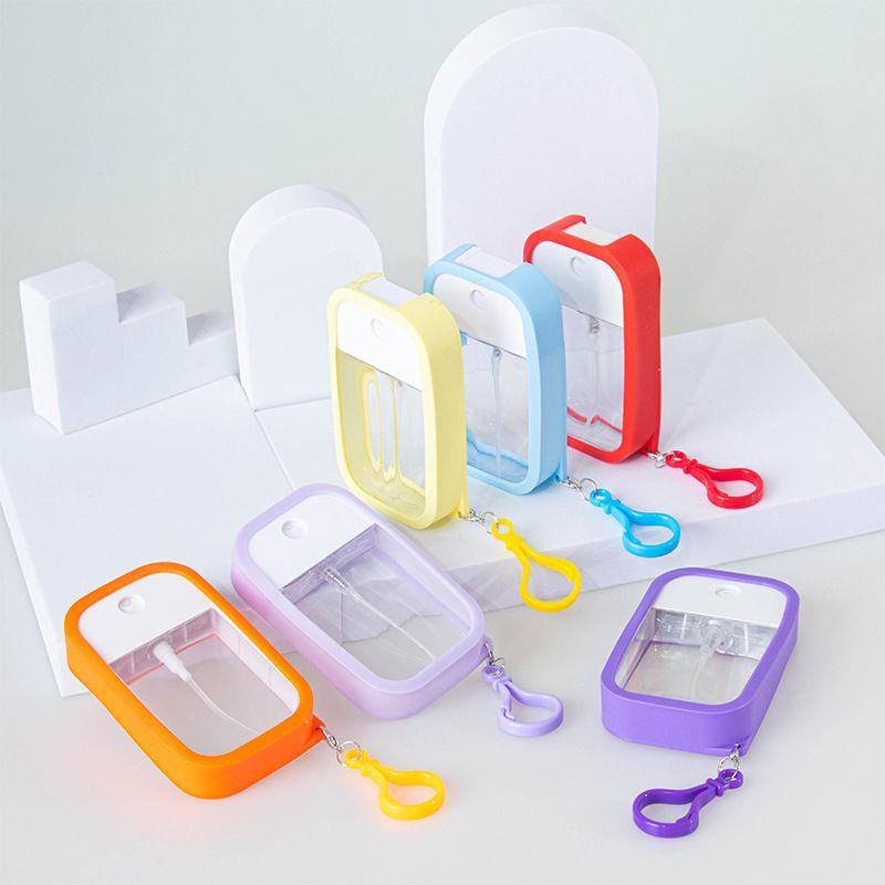 50ml pocket size card perfume mist plastic spray bottle for hand sanitizer sprayer refillable empty bottle 40ml Smifb
