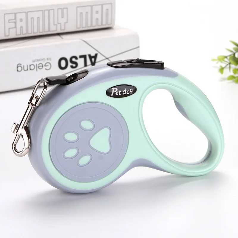 3m 5m Nylon Dog Leash Automatic Retractable Durable Cat Lead Extending Puppy Walking Running Traction Roulette Small Dogs 250116 Stylish