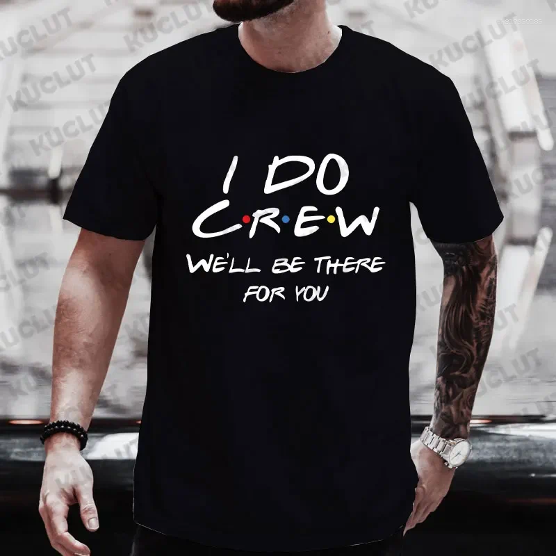 Men's T Shirts Team Groom Shirt Friends Stag Bachelor Party T-shirt Graphic Tee Husband Wedding Groomsman Clothes Male Tops Man Tshirt