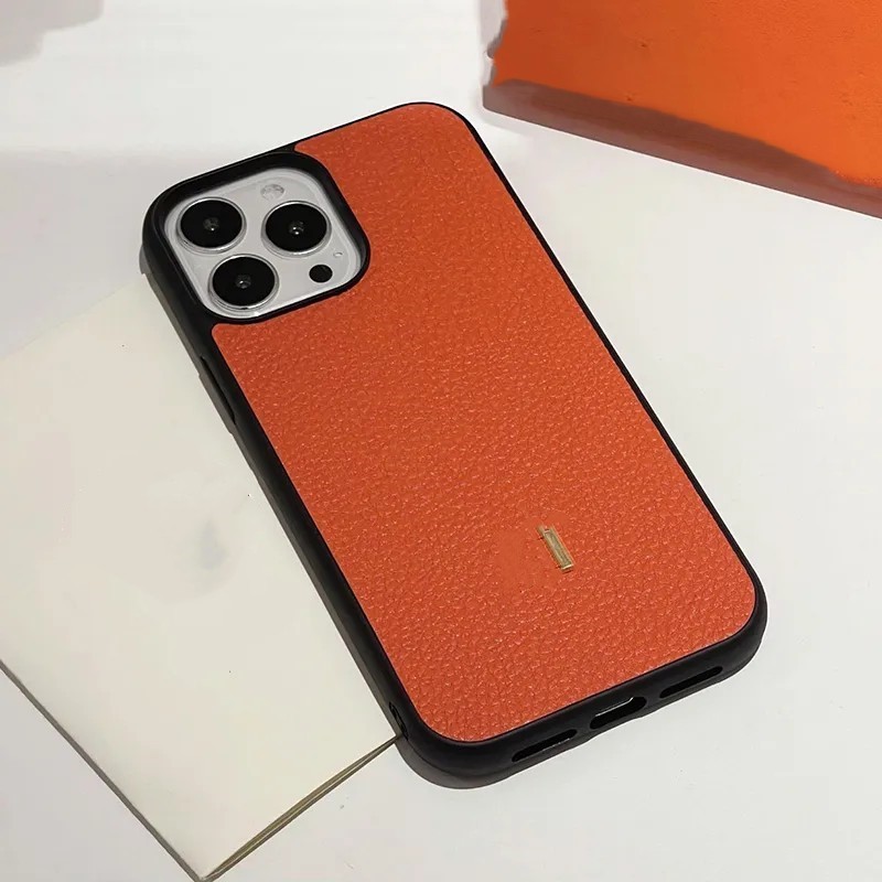 Designers Leather Phone Cases For iPhone 16 Pro Max 15 Plus 14 13 12 11 H Monogram Fashion Cover iPhone16 iPhone15 15Pro Luxury Mobile Shell Designer Protection Case