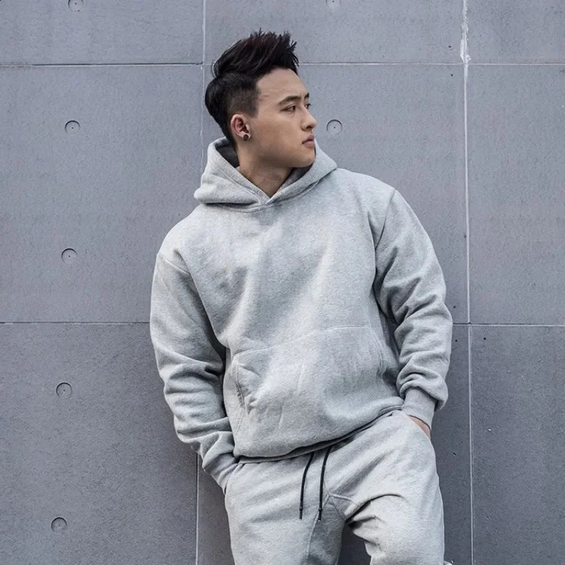 Autumn In Overfit Man Hoodies Emo Cotton S Aesthetic No Y2k Clothes Warm Loose Vintage Sweatshirts for Men 250109Z