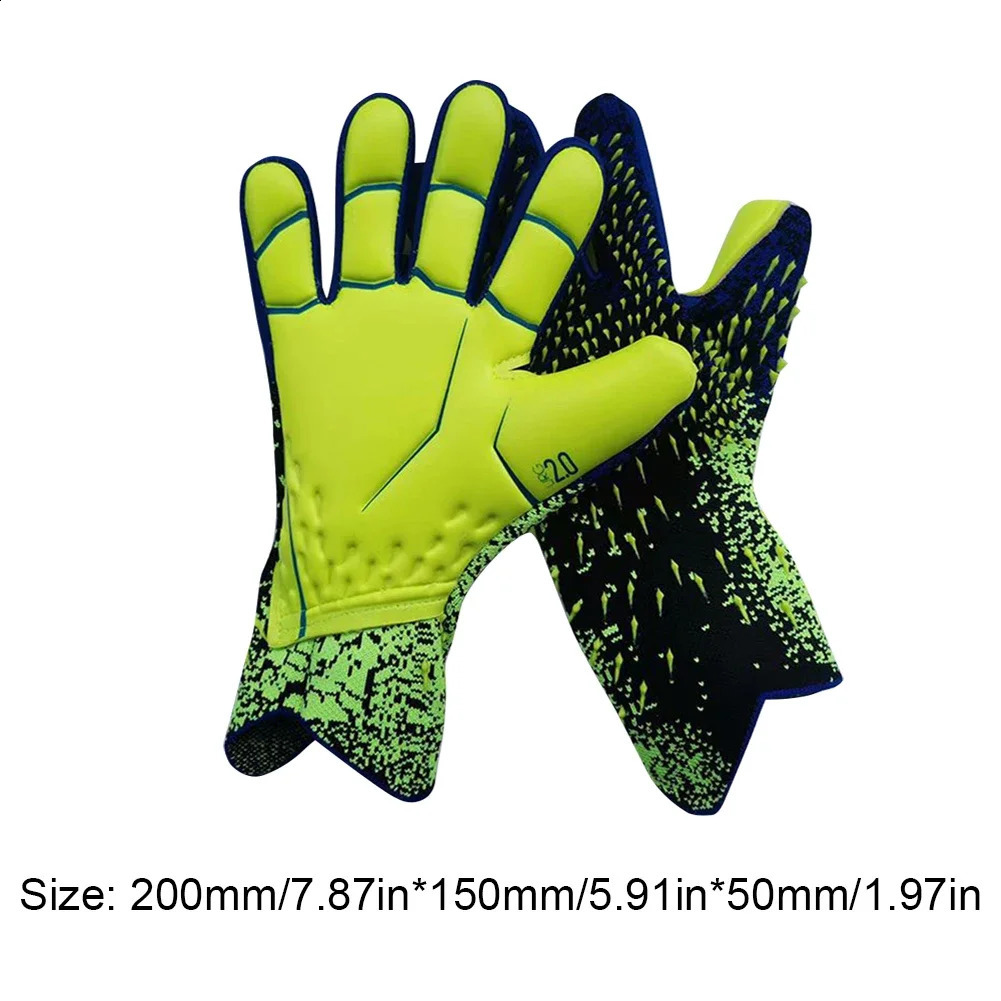 Football Goalkeeper Gloves Strong Grip for Soccer Goalie Goalkeeper Gloves with Size 678910 Football Gloves for Adult 250107