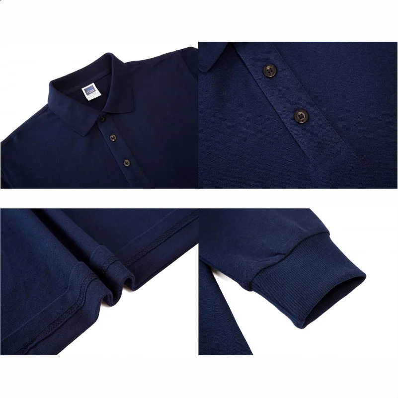 Long Sleeve Polo Solid Elasticity Leisure Comfy Casual Loose Bakery Restaurant Lapel Shirt Catering Cafe Supermarket Workwear 250113Z