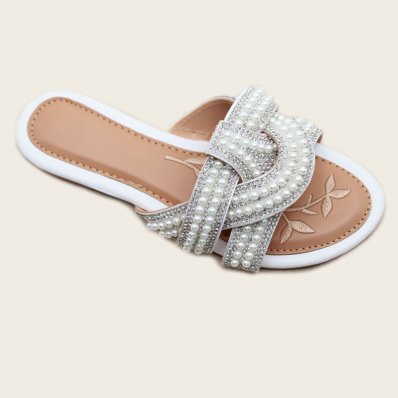 Wholesale Women's Shoes Flat Fashion Slipper comfortable fashion slipper 2025
