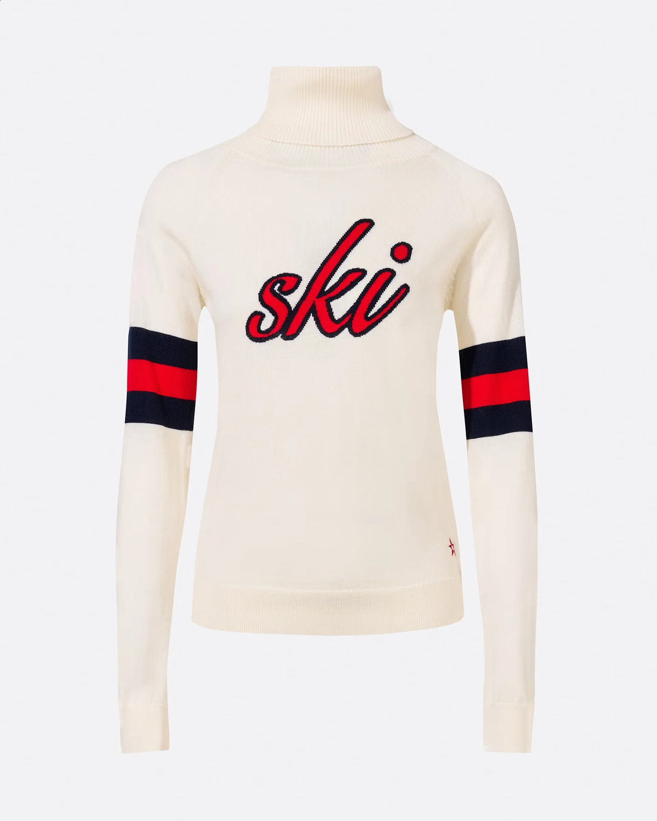 Harajuku Evening Party AutumnWinter Jacquard Knitted Letter Stripe Fashion High Collar Slimming Womens Sweater 250113