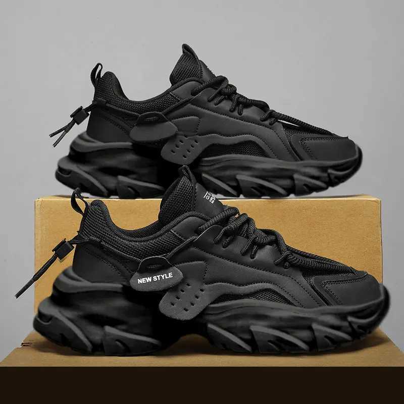 New high-quality foldable Versatile white shoes for mens casual sports outdoor running and luxurious mens platform shoes for the four seas Y250408