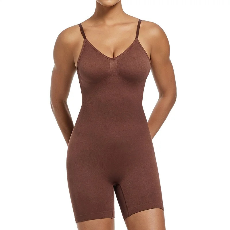 One Piece Women Bodysuit Butt Lifter Shapewear Waist Trainer Body Shaper Strappy-Back Chest Enhancing Underwear Corset Women 250120