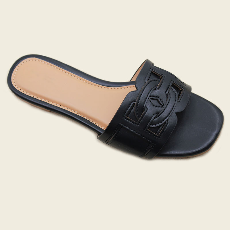 Flat slippers women fashion every word beach slippers wholesale spot direct selling Ladies slippers 2025