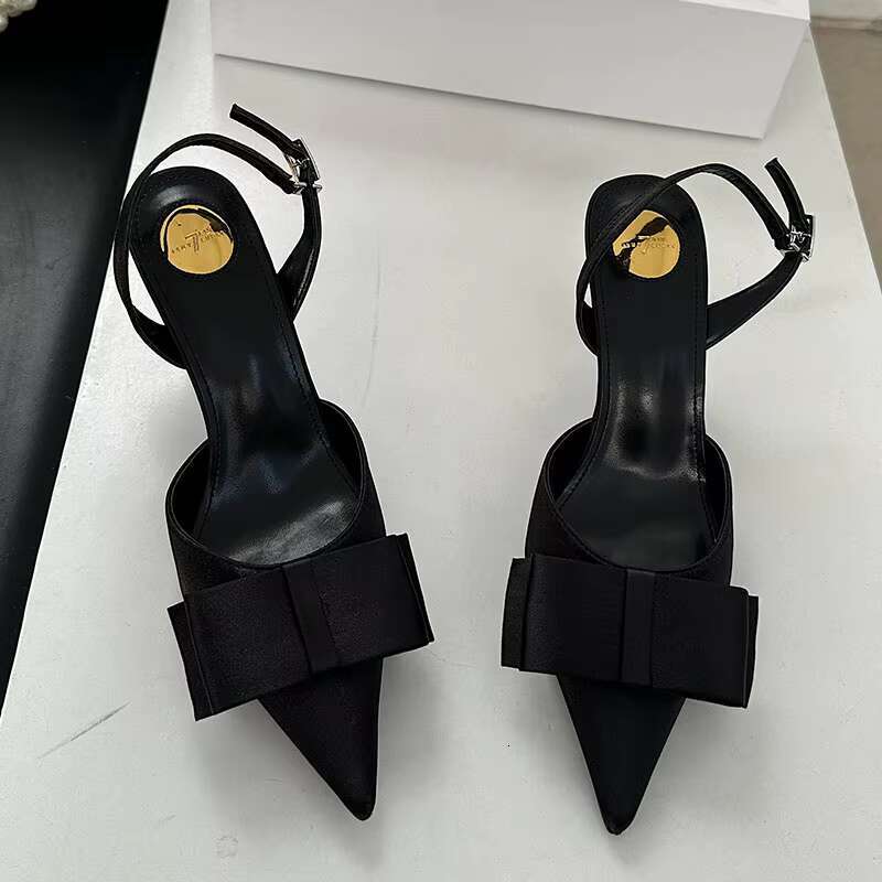 Fashion Pointed Toe Footwear Butterfly-Knot Women Pumps Party Ladies High Heels Shoes Female Sgbacks Designer