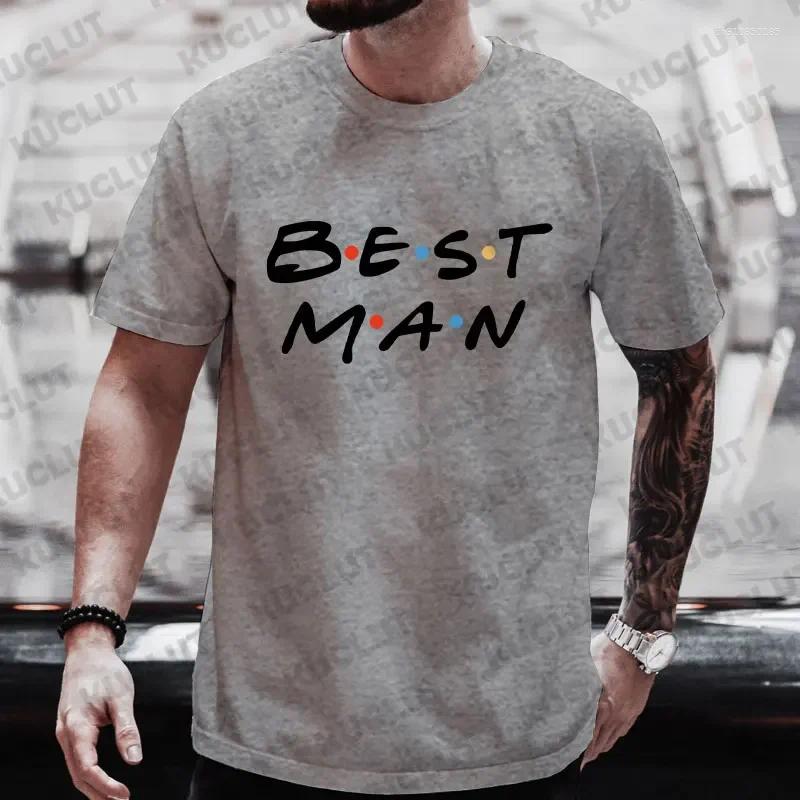 Men's T Shirts Team Groom Shirt Friends Stag Bachelor Party T-shirt Graphic Tee Husband Wedding Groomsman Clothes Male Tops Man Tshirt