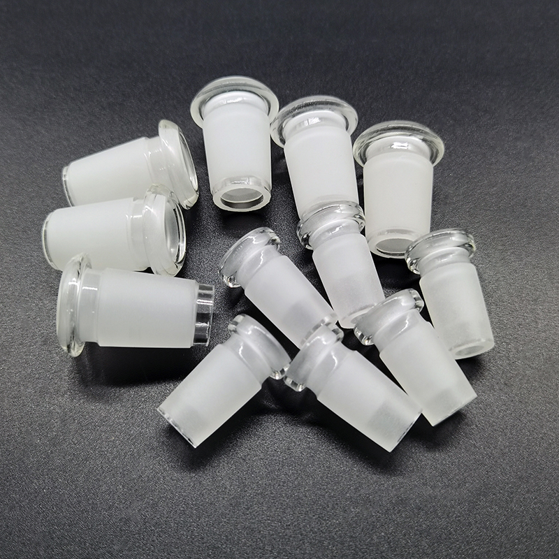 Glass Adapter Smoking Accessories Downsize Extension 14mm Female to 18mm Male Slit Diffuser Reducer Connector Ash Catcher For Quartz Banger Tobacco Bowl