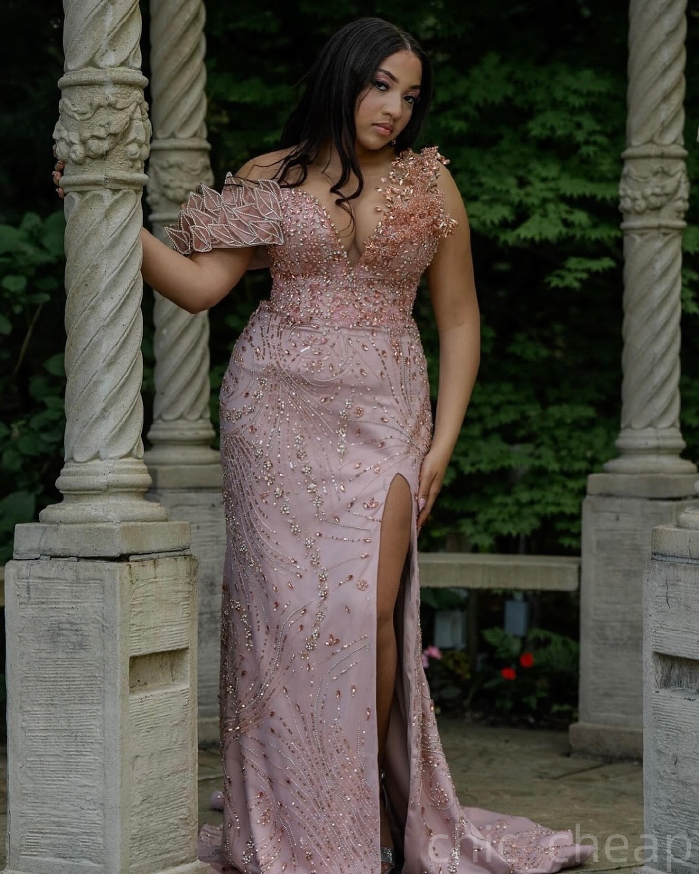 Aso Ebi Champagne Sheath Prom Dresses 2025 Illusion Crystals rals Evening Formal Party Second Birthday Engagement Gowns Plus Size Dress For Special Oc