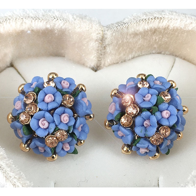 Charming Miniature Blossom Pendant with Secure Clip-On Fastening