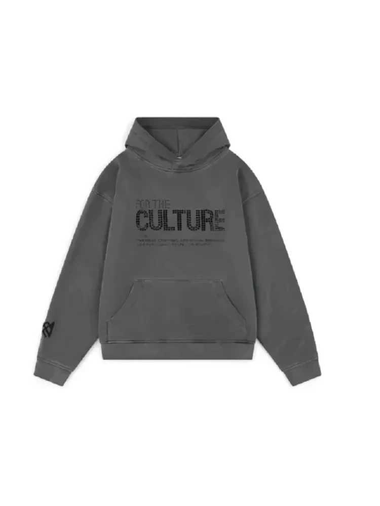 American Retro Hot Brick Letter Hooded for women Sweatshirts Strt Y2K Personty Autumn Mens Retro Sweatshirt women clothingC250205