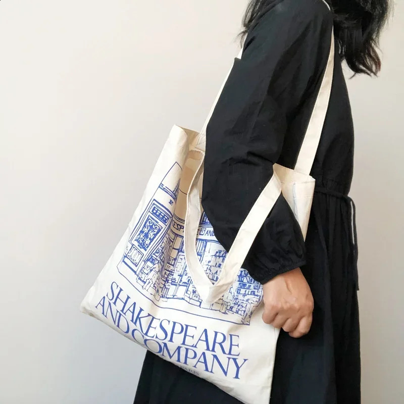 Single Shoulder Portable Large Capacity Canvas Bag ned By Female Student Environmentally Friendly and Durable 250121