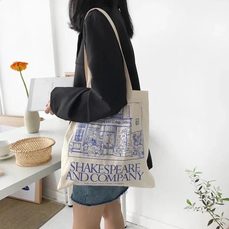 Single Shoulder Portable Large Capacity Canvas Bag ned By Female Student Environmentally Friendly and Durable 250121
