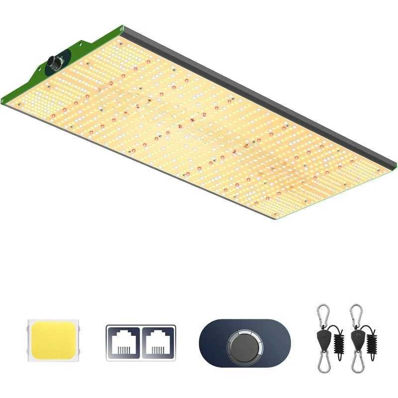 2025 P2000 LED Grow Lights for Seed Starting Vegetables Bloom 2 Lights for Indoor Plants Full Spectrum in 4x2/3x3 Grow Tent X250205