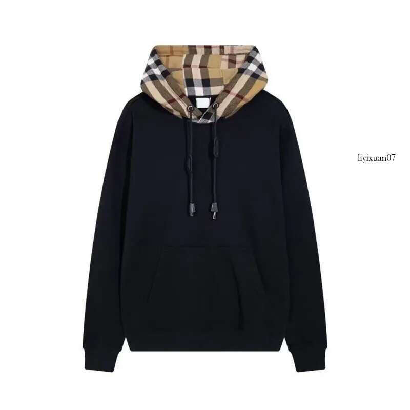 Designer Burburrys Hoodie Men's Pullover Seasonal Sportswear High-Quality Top Hooded Long Sleeved Jacket Loose Cotton Outdoor Designer Sportswear 3B5