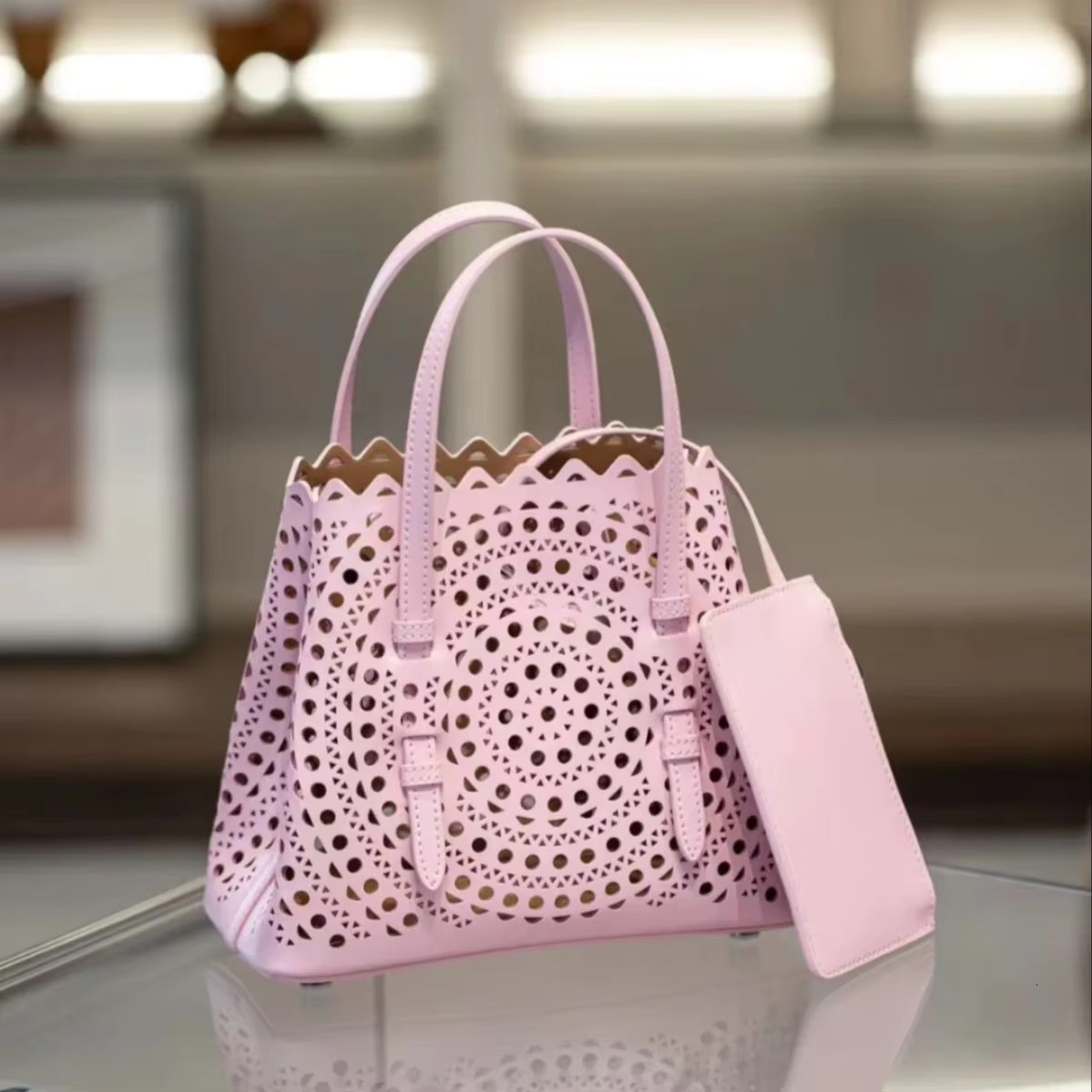 Brand Design Fashion Large Capacity Genuine Leather Bucket Bag 2024 High Quality Cowhide Shoulder Handbags For Women