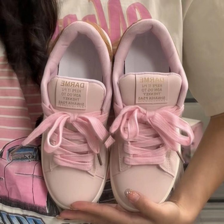 Ddmyoutdoor China Ddmyoutdoor Domestic Peach Dopamine Pink Bread Spring High Beauty Campus Student Sports Casual Board Shoes Outdoor Shoes