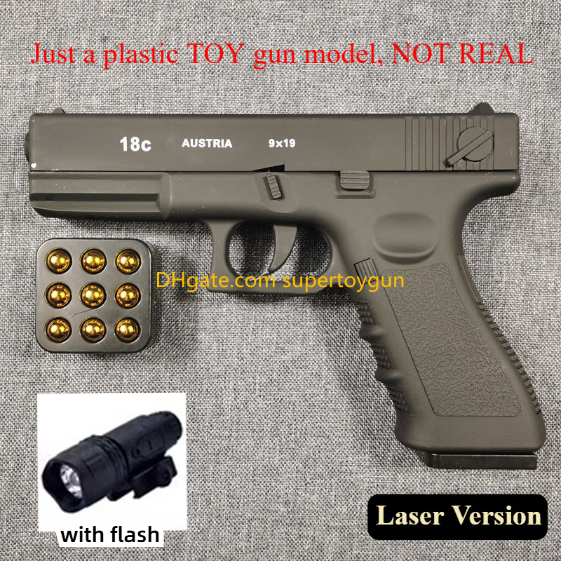 Colt Automatic Shell Ejection Pistol Laser Version Toy Gun For Adults Kids Ou