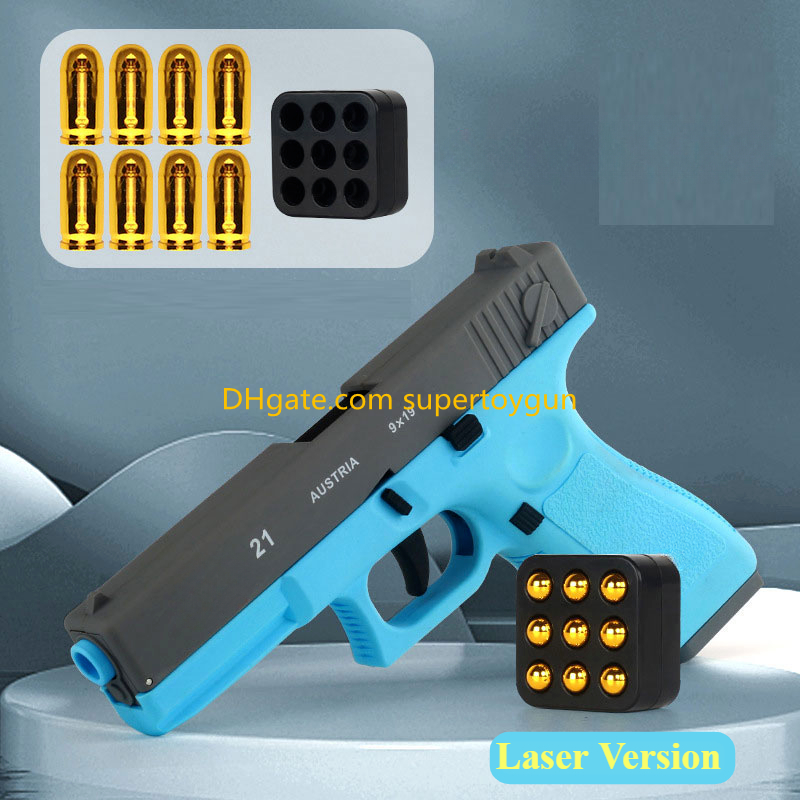 Colt Automatic Shell Ejection Pistol Laser Version Toy Gun For Adults Kids Ou