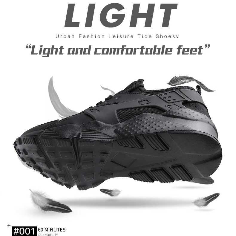 New mens running shoes lightweight sports shoes breathable mesh elastic outdoor sports shoes casual shoes unisex running shoes Y250312