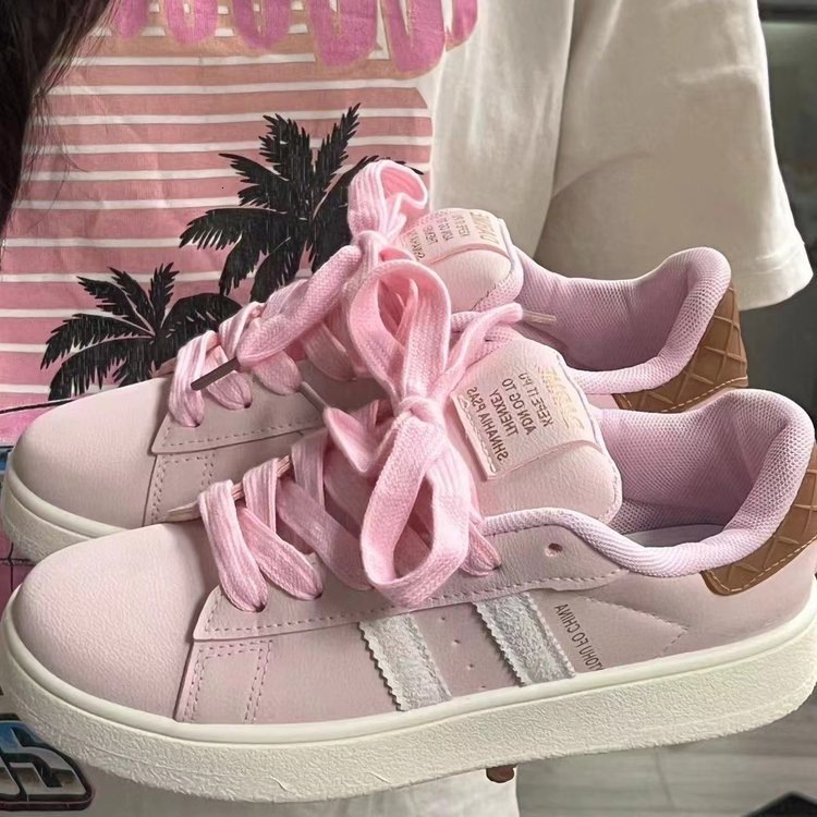 Ddmyoutdoor China Ddmyoutdoor Domestic Peach Dopamine Pink Bread Spring High Beauty Campus Student Sports Casual Board Shoes Outdoor Shoes