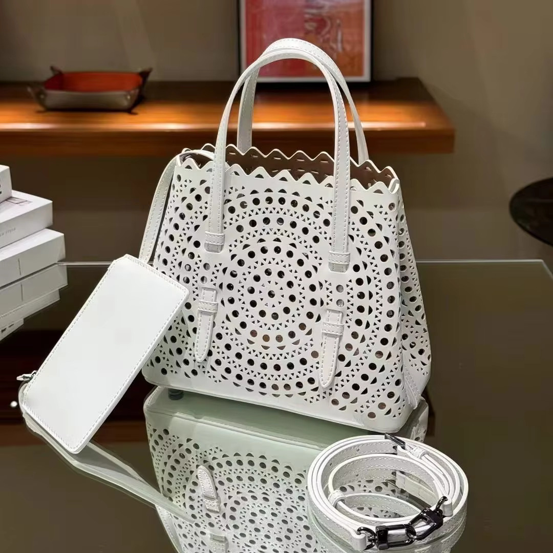 Brand Design Fashion Large Capacity Genuine Leather Bucket Bag 2024 High Quality Cowhide Shoulder Handbags For Women