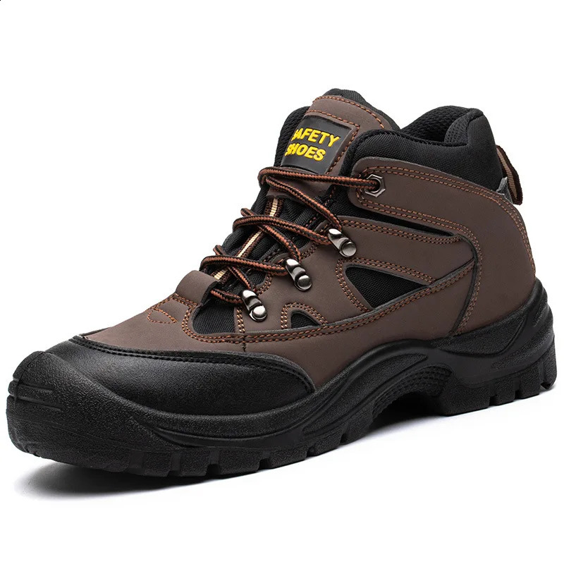 Lightweight Men Safety Botas Men Work Safety Shoes Anti-puncture Steel Toe Cap Non Slip Work Sneakers Male Indestructible Boots 250120