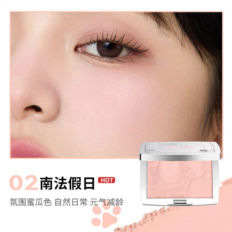 NEIYOU Blush Highlighter Palette Expansion Color Long-lasting Natural Multi-Use Blush Blue Blusher Makeups 250121