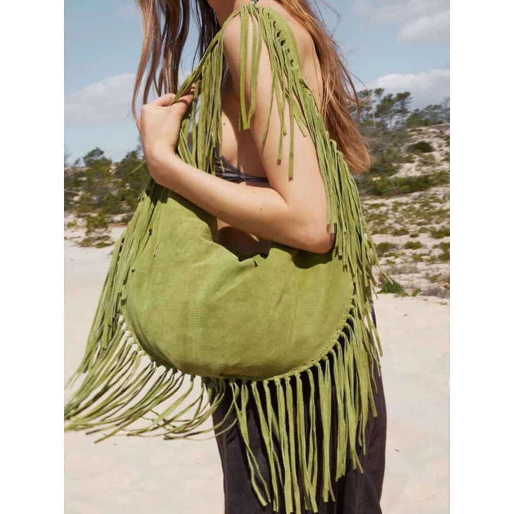 Women Suede Shoulder Stylish Crossbody Large Capacity Casual Tote Purse Solid Color Adjustable Strap Vintage Satchel Bag