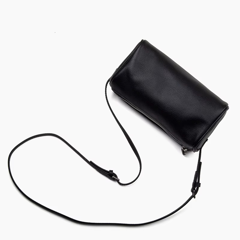 Donna-in Layer Cow Leather Handbag Genuine Sheepskin Top Handle Bag Full Grained with Shoulder Strap