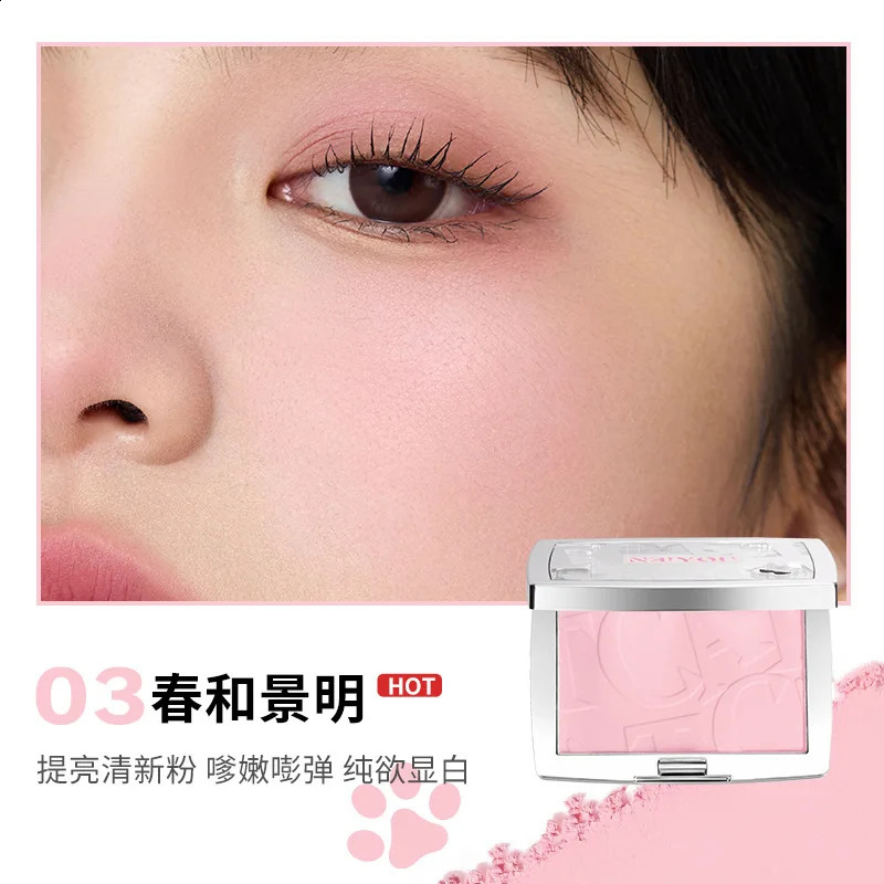 NEIYOU Blush Highlighter Palette Expansion Color Long-lasting Natural Multi-Use Blush Blue Blusher Makeups 250121