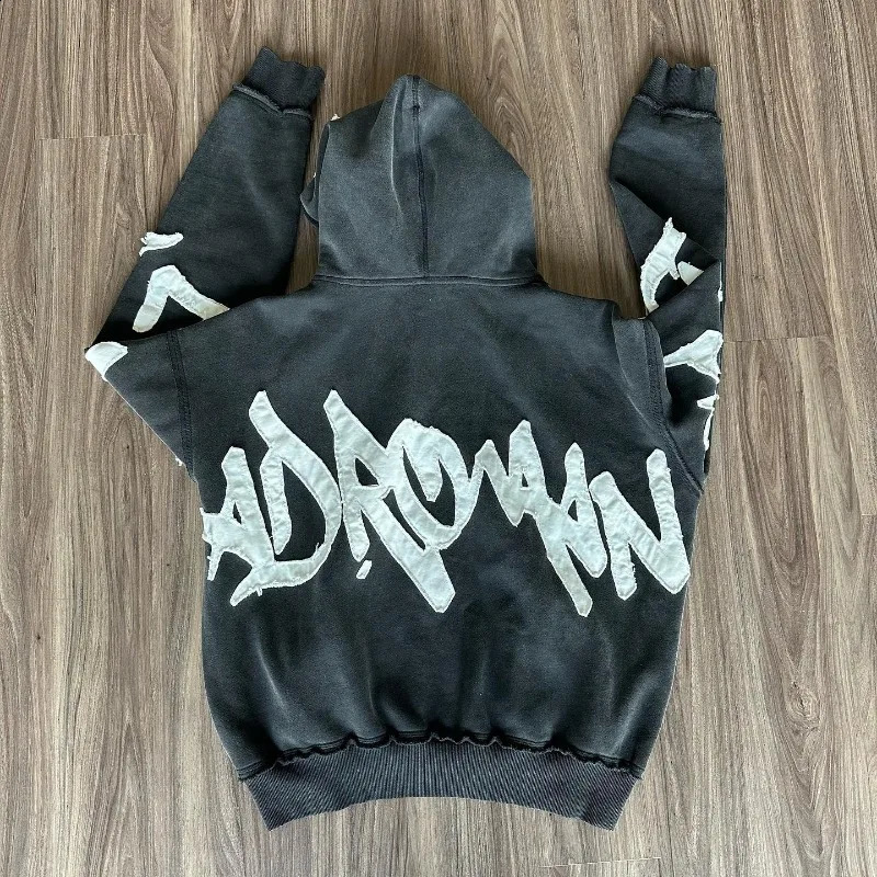 Y2K Harajuku Style Fashion Letters Posted Cloth Sweater Hoodies Women Streetwear Super Dalian Hat Casual Joker Sport Sweater 250117