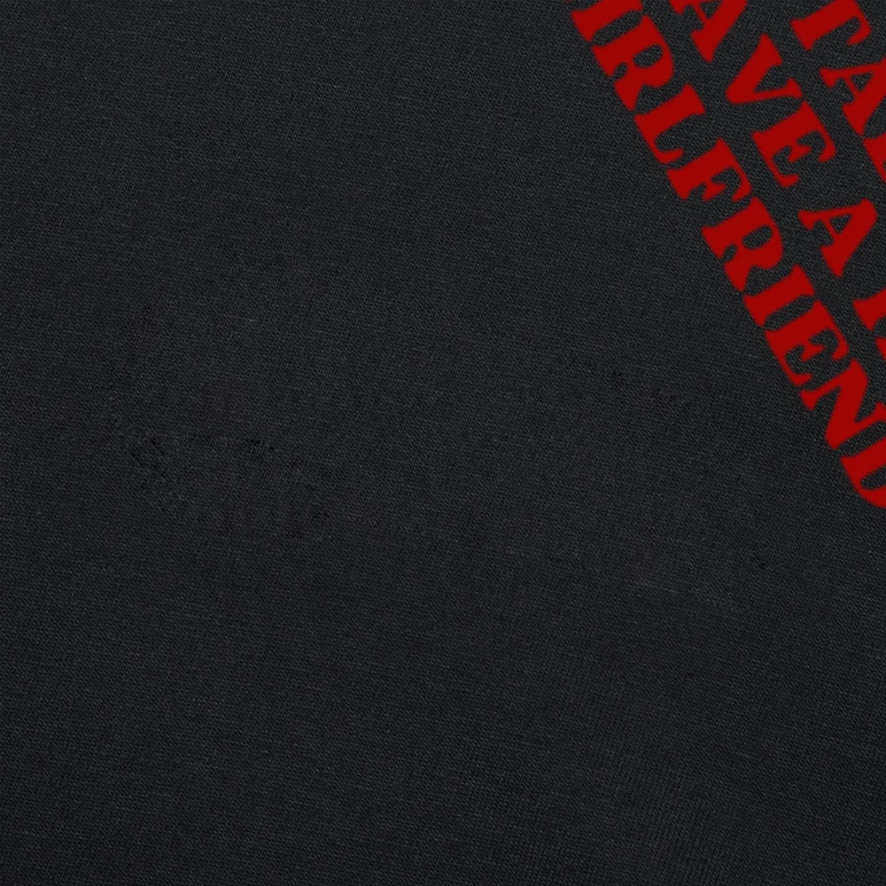 Dont Talk To Me I Have A Girlfriend T Shirt Funny Couples Boyfriend Gift Y2k Tops Soft 100% Cotton Unisex T-shirt EU Size 250118