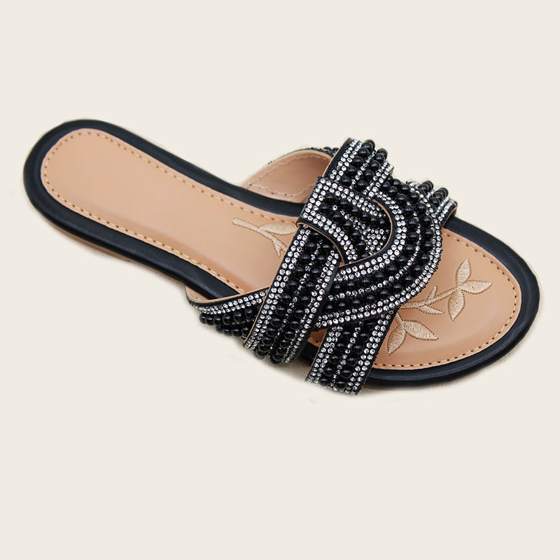 Wholesale Women's Shoes Flat Fashion Slipper comfortable fashion slipper 2025