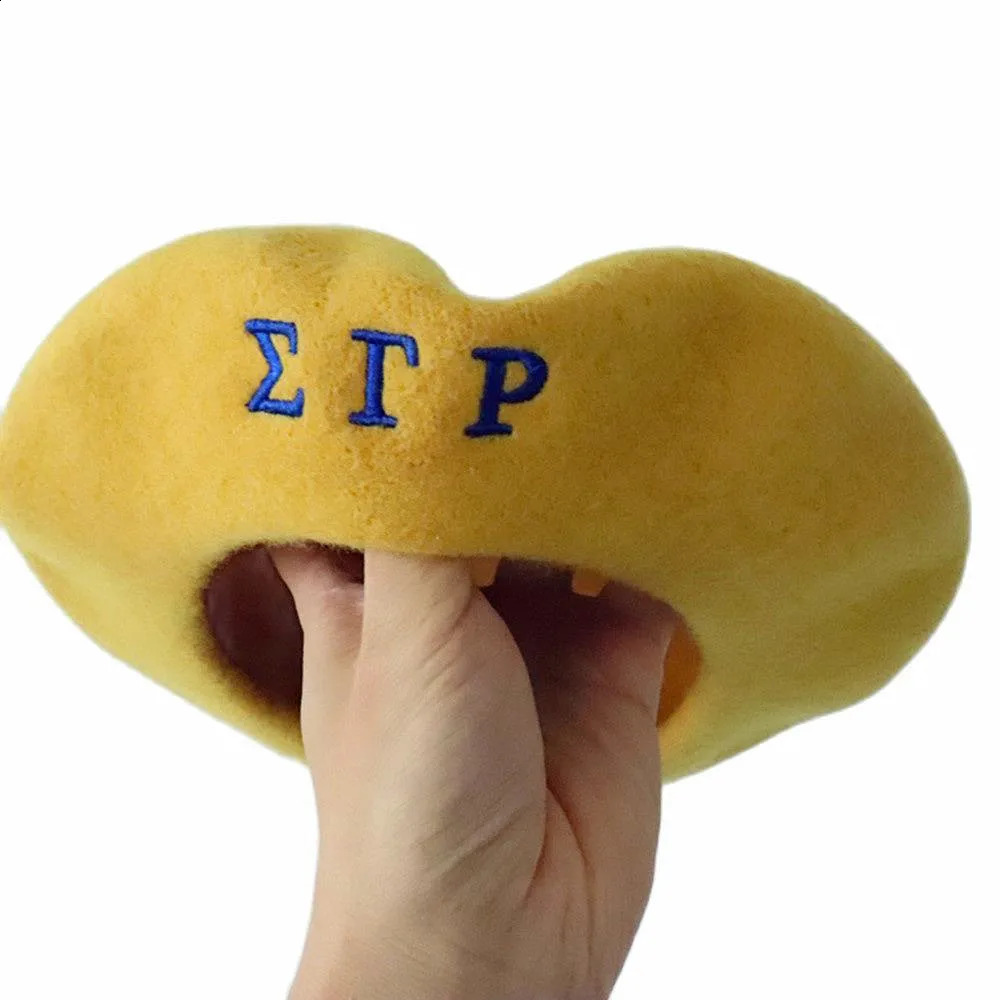 Solid Color Pretty GreeK Letter Group Sorority Berets Sigma Gamma Rho Bud Hat For Women 250118