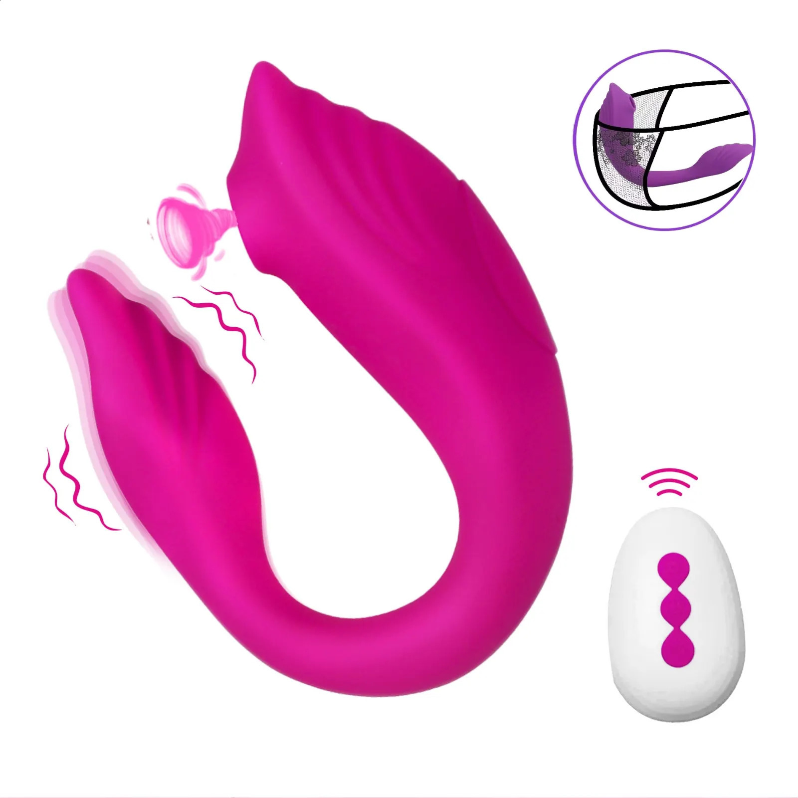 Remote Control G-Spot Female Vibrator That Sucks The Powerful Clitoris Stimulation Women Panties Clit Sex Toys Adult Supplies 18 250114